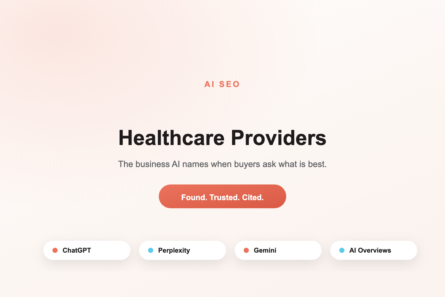 AI SEO Services for Healthcare Providers