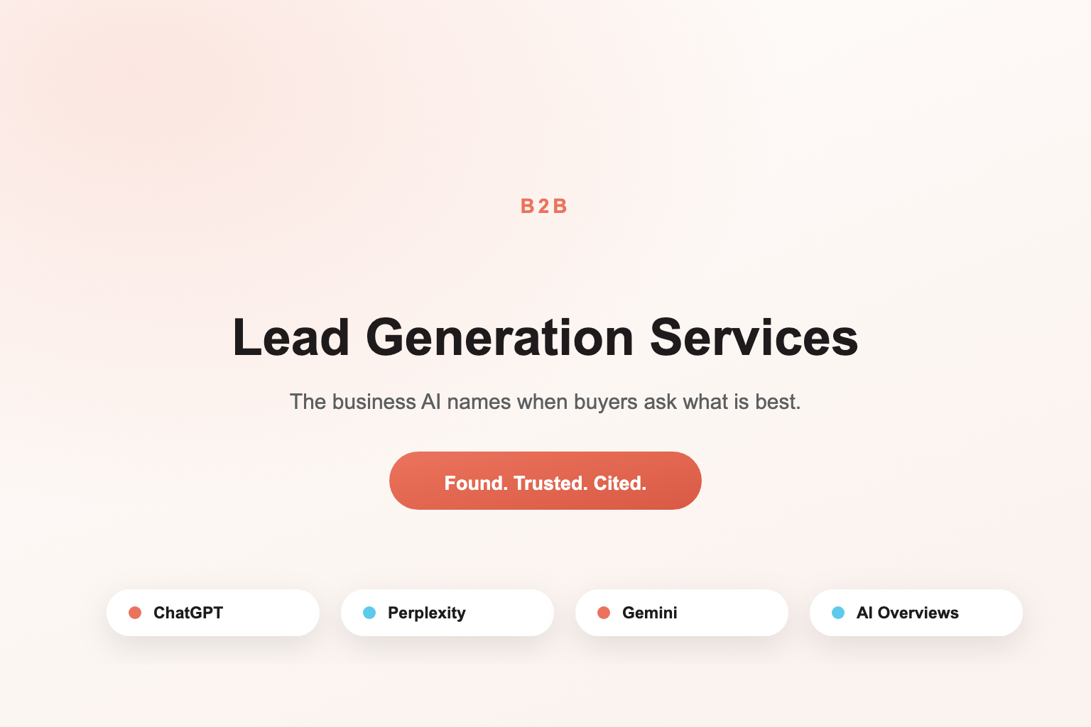 Lead Generation Services